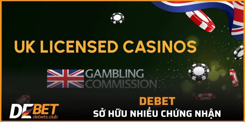 DEBET sở hữu nhiều chứng nhận